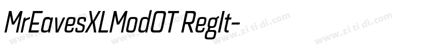 MrEavesXLModOT RegIt字体转换